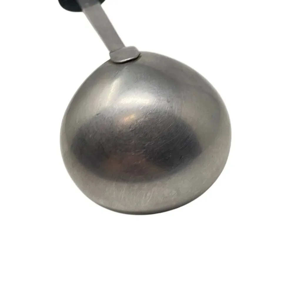 EKCO Ladle Stainless Steel and Nylon Vintage White Black Utensil